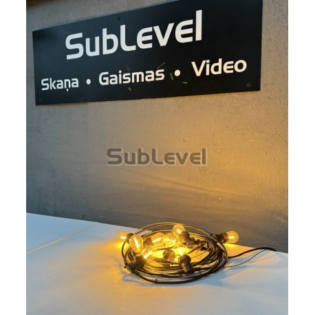 Lampu virtene 10m balta