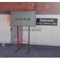 Industriāls LCD TV ekrāns 65 collas