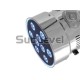 Eurolite LED PAR-56 TCL 9x3W Short sil