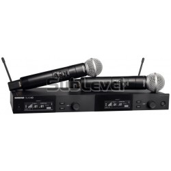 Shure SLXD24DE/SM58 divu bezvadu mikrofonu sistēma