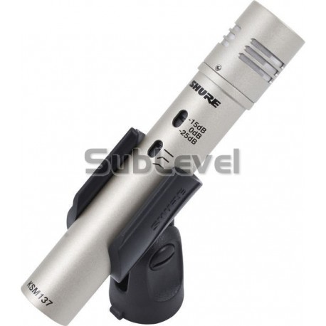 Shure KSM137/SL  instrumentu mikrofonu komplekts