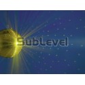 Eurolite Spoguļbumba  40cm gold