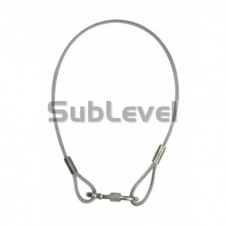 Showtec Drošības trose 50 cm Ø 4 mm