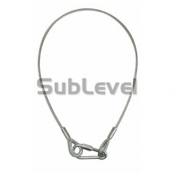 Showtec Drošības trose 50 cm Ø 2 mm